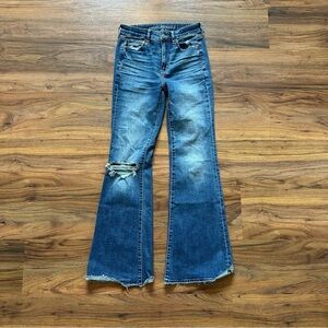 American Eagle Super High-Rise Flare Jeans